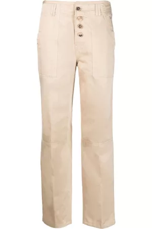 SEMICOUTURE Vaqueros rectos con botones