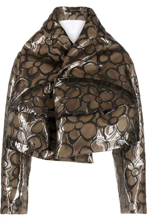 Comme des Garçons Chaqueta corta con estampado floral