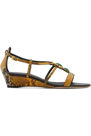 Giuseppe Zanotti Sandalias Adelaide con estampado de piel de pitón