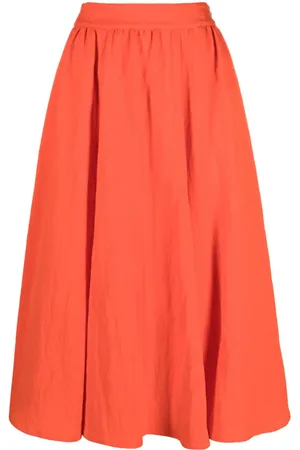 Kenzo Falda midi fruncida
