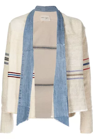 GREG LAUREN Chaqueta con estampado a rayas