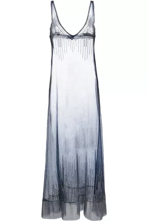 Paco rabanne Vestido largo con apliques