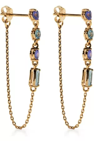 Dinny Hall Pendientes con colgante y cristales