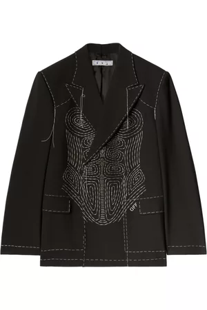 OFF-WHITE Chaqueta Body Stitch con doble botonadura