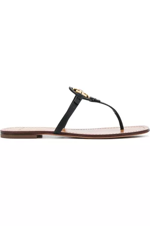 Tory Burch Sandalias planas con medallón