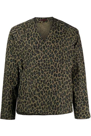 CLOT Túnica con estampado de leopardo