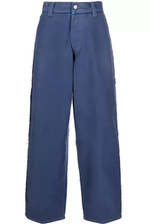 Maison Margiela Vaqueros anchos con efecto envejecido