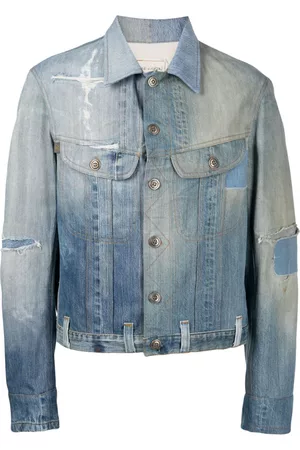 GREG LAUREN Chaqueta vaquera con efecto envejecido