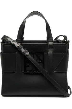 Armani Exchange Bolso shopper con placa del logo