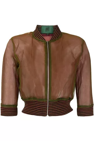 Jean Paul Gaultier Chaqueta bomber a rayas en el borde 1980