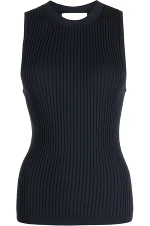 3.1 Phillip Lim Top de canalé sin mangas