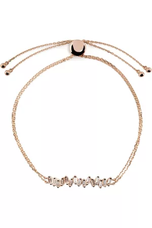 Suzanne Kalan Pulsera Willow en oro rosa de 18kt con diamante