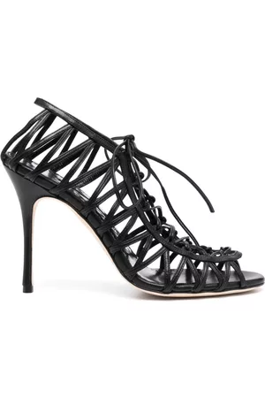 Manolo Blahnik Sandalias Hamzana con tacón de 110mm y tiras cruzadas