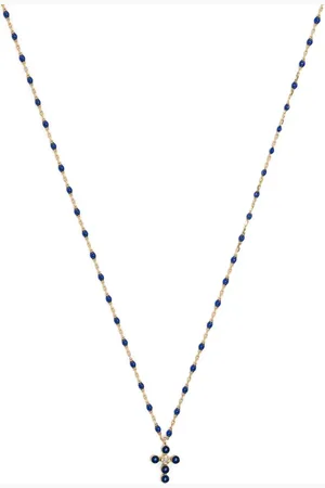 GIGI CLOZEAU Collar en oro amarillo de 18kt con lapislázuli y diamantes