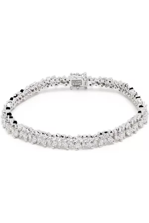 Suzanne Kalan Pulsera Princess en oro blanco de 18 ct con diamantese