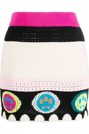 BARROW Minifalda con logo en jacquard