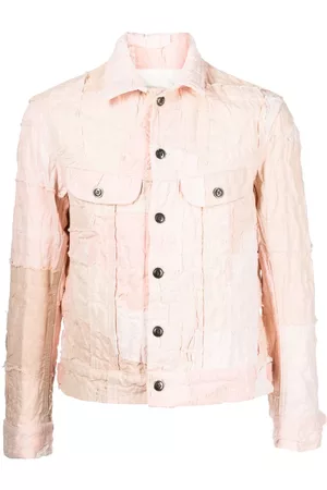 GREG LAUREN Sobrecamisa con efecto envejecido