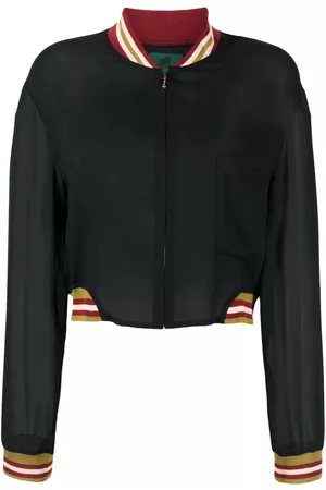Jean Paul Gaultier Chaqueta bomber a rayas en el borde 1980