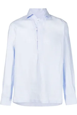 DoppiaA Camisa con cuello italiano