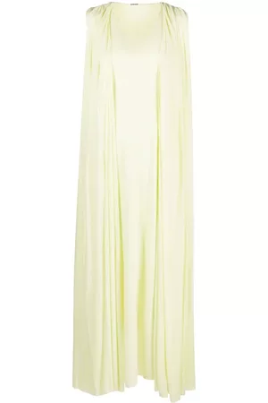 Jil Sander Vestido largo drapeado