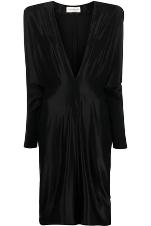ALEXANDRE VAUTHIER Vestido con cuello en V y manga larga