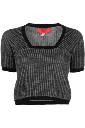 ECKHAUS LATTA Camiseta Amoretto corta de canalé