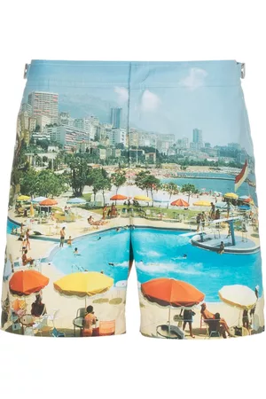 Orlebar Brown Bañador estampado Bulldog Monte Carlo
