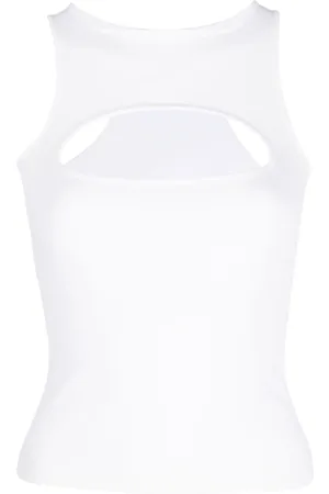 Dsquared2 Top con espalda de nadador y abertura