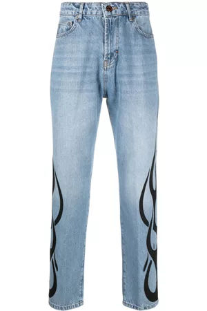Vision Of Super Hombre Vaqueros - VS00643BLUEDENIMBLACK MULTI