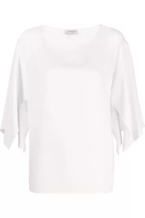 ALBERTO BIANI Blusa con cuello barco y manga larga