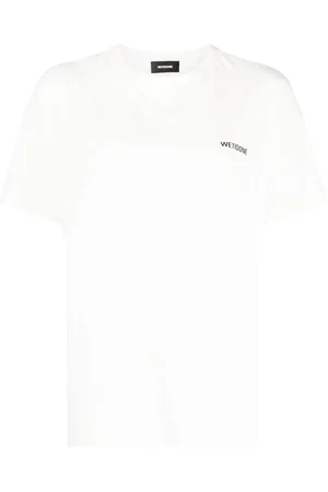 We11 Done Camiseta con logo estampado