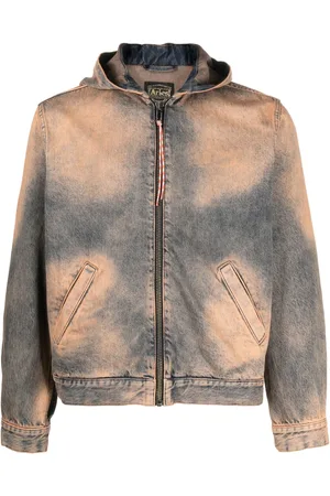 ARIES Chaqueta Acid Wash con capucha