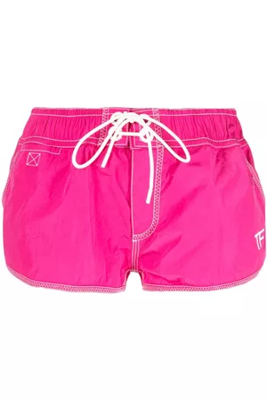 Tom Ford Shorts con cordones y logo estampado