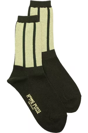 Issey Miyake Calcetines Washi con logo estampado
