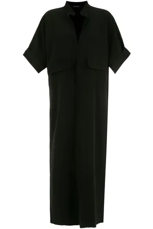 Olympiah Vestido suelto con cuello dividido
