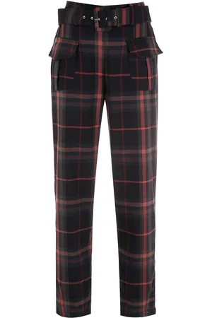Olympiah Pantalones slim a cuadros