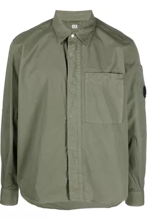 C.P. Company Camisa con detalle de lentes