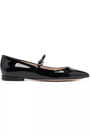 Gianvito Rossi Bailarinas con tira de hebilla