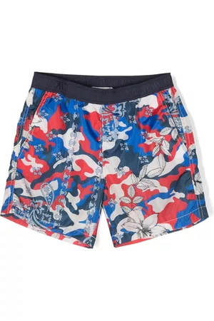 Moncler Bañador con motivo militar