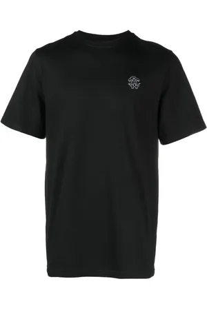 Roberto Cavalli Camiseta con bordado Mirror Snake