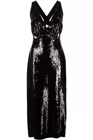 Khaite Vestido midi con lentejuelas