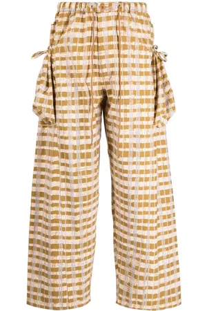 Story Pantalones anchos a cuadros