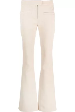 Courrèges Pantalones acampanados de talle medio