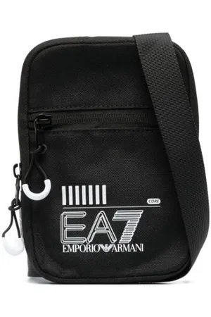 EA7 Bolso messenger con logo estampado