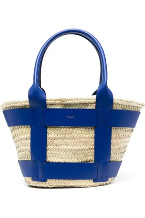 DeMellier Bolso shopper The Maxi Santorini de rafia