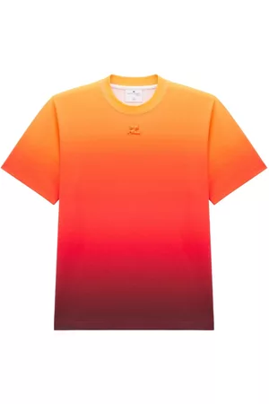 Courrèges Camiseta con logo bordado