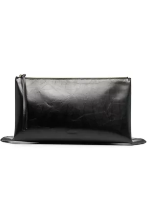 Jil Sander Bolso de mano con logo en relieve
