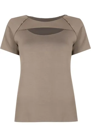Uma Raquel Davidowicz Camiseta con aberturas