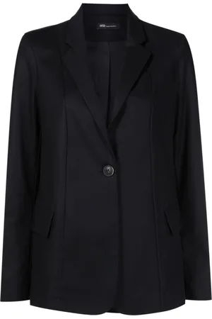 Uma Raquel Davidowicz Blazer con botones y solapa de muesca