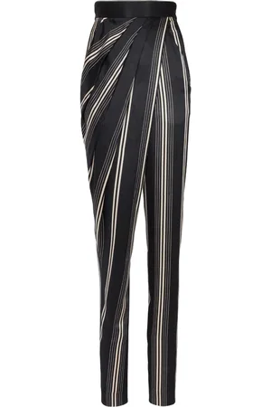 Balmain Pantalones drapeados asimétricos